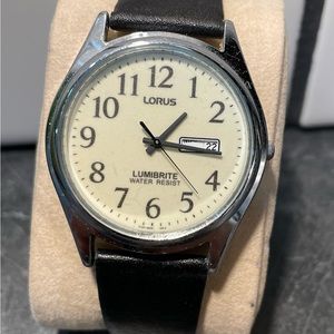 SOLD- Vintage Mens Lorus Watch - New Battery